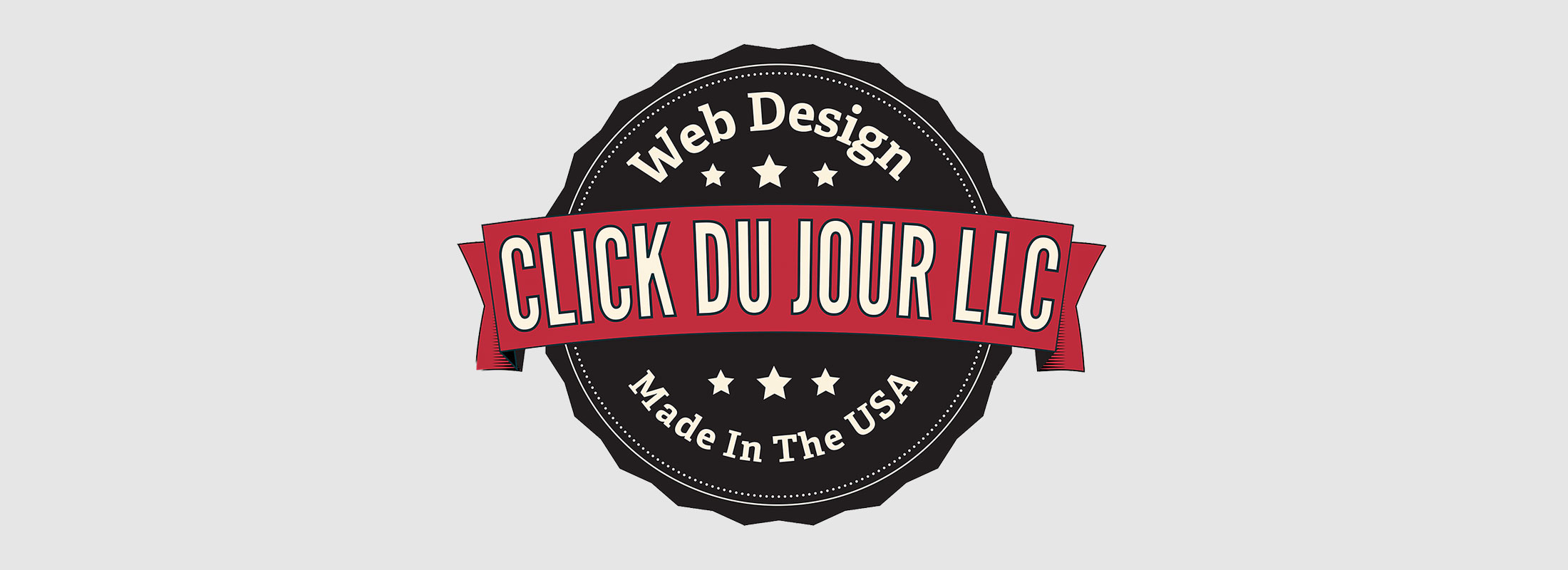 Click Du Jour Made in the USA Badge Logo