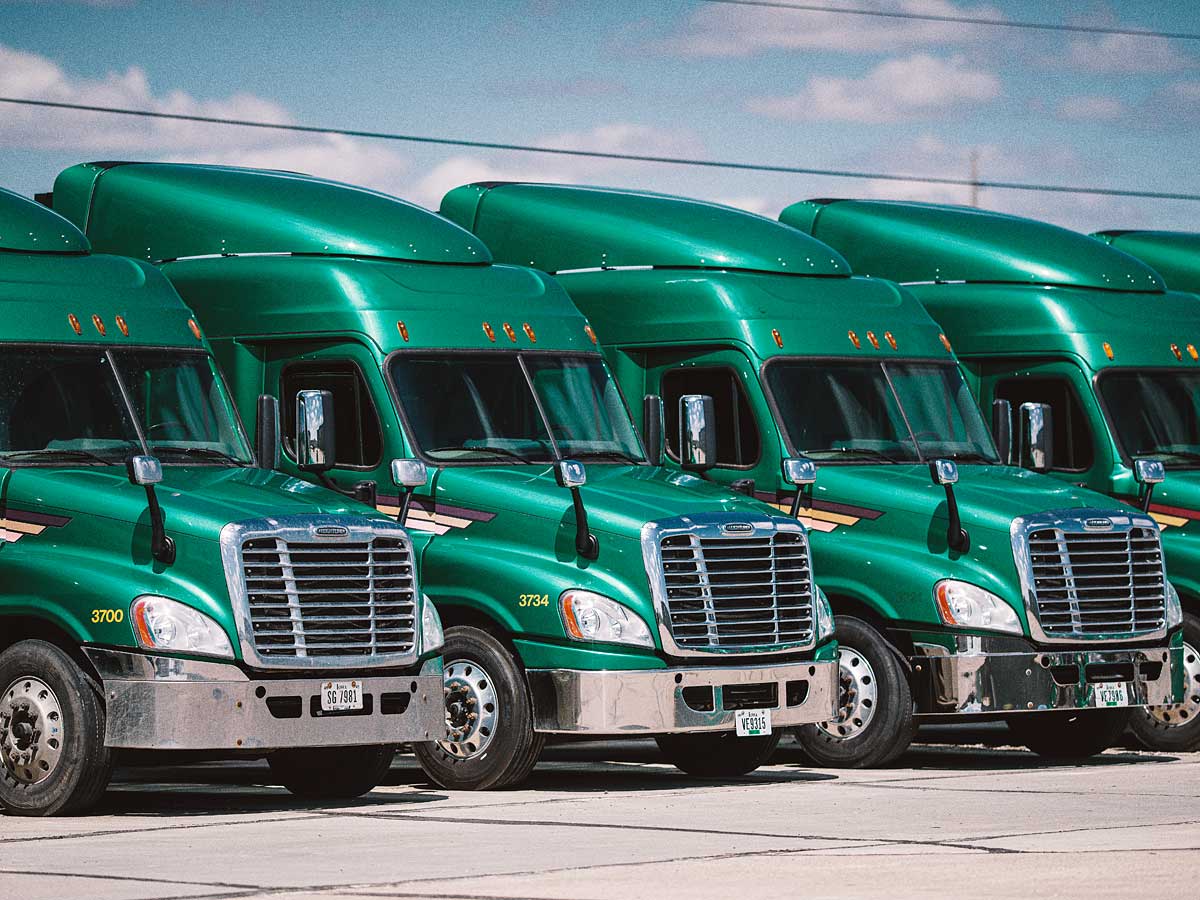 Green Tractor Trailers