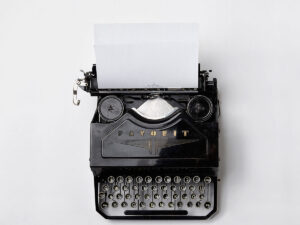 Antique Favorit Black Typewriter