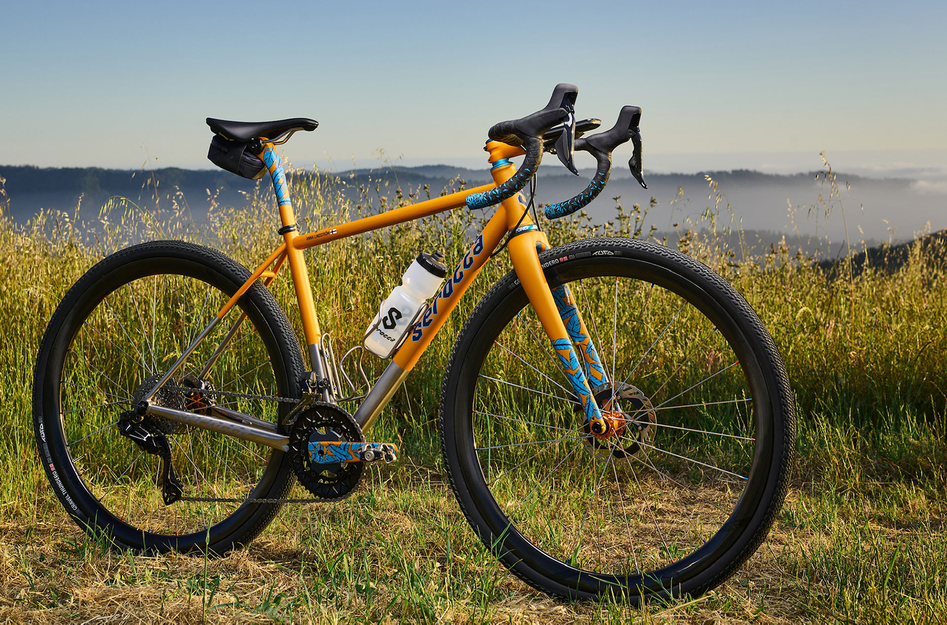 Orange Serotta Legend Side View